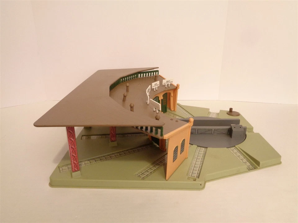 1993 Ertl Thomas the Tank Engine Gold Rail toca-discos conjunto de jogo incompleto danificado - Imagem 4 de 4