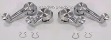 Chrome Vent & Door Window Crank Handles W/ Double Arm Knobs for 1961-1966 Chevy