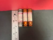 GOULD SHAWMUT TRI-ONIC TR50R- 50AMP, 250V, CLASS RK5 FUSES- LOT OF 3