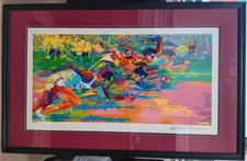 LeRoy Neiman Framed Montreal Olympic Track Hand Signed Serigraph #237/300