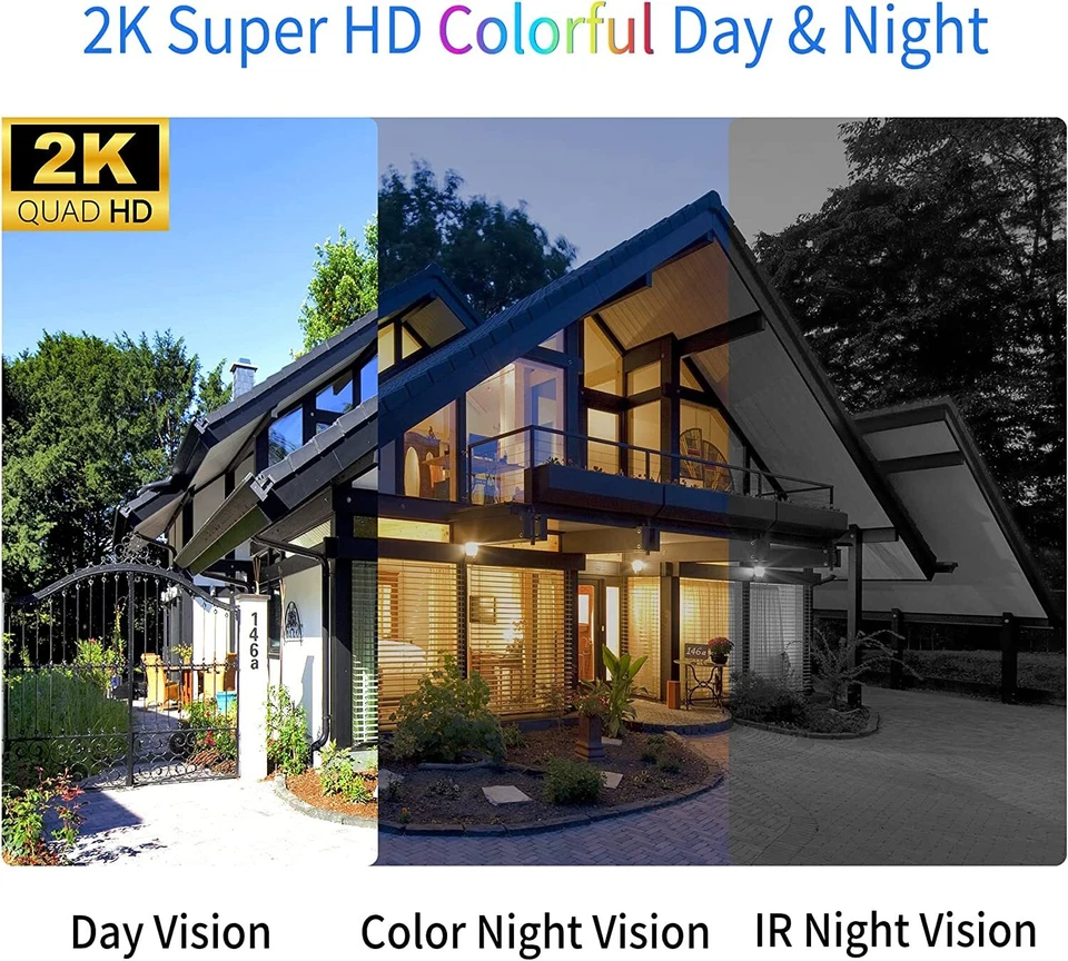 Xega 4G LTE Cellular PTZ Solar Security Camera Outdoor 360° Wireless Solar Cam - Image 4 of 4