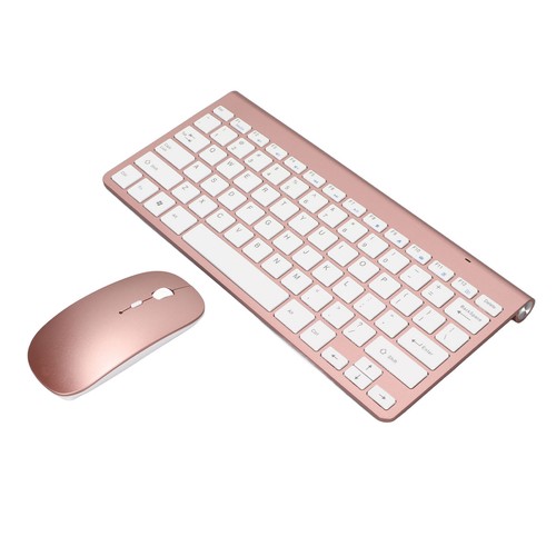 (Rose Gold) Wireless Keyboard Mouse Combo 2.4G Wireless 78 Keys Slim - Afbeelding 6 van 11