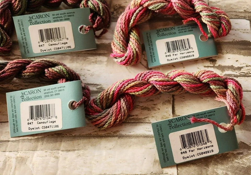 5x Caron Watercolours  Horizons Camouflage Mardi Gras Cotton 10 yards - Image 4 of 4