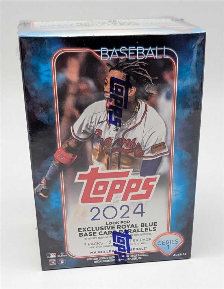 Factory Sealed 7 Pack Blaster Value Box 2024 Topps Baseball Series 
