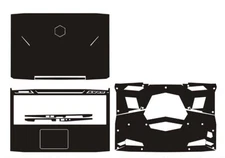 Carbon fiber Vinyl Laptop Sticker Skin Decals Guard for MECHREVO X8Ti 15.6-inch