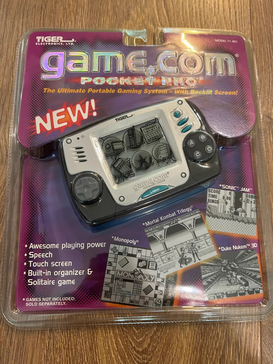 Tiger Game.Com Pocket Pro Handheld System Factory sealed - Very 