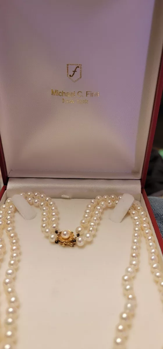 Michael c fina pearl necklace deals