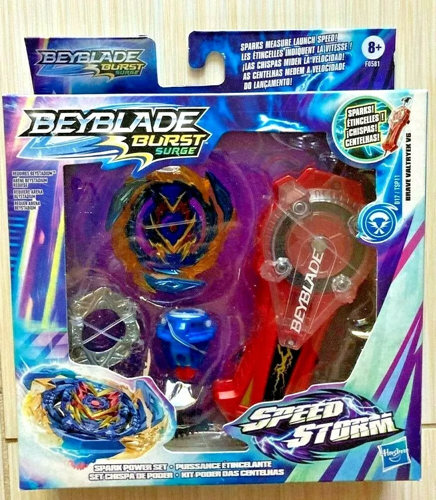 Beyblade Burst Surge Speedstorm Spark Power Set -- Battle Game Set