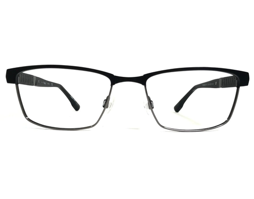 FLEXON Men's Eyeglasses E 1114 001 Black Plastic Frames, Easy to Wear