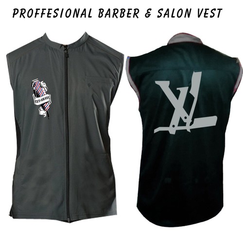 Barber vest,Barber jacket,barber stylist vest,Black vest M to 3xl size  - Picture 7 of 10