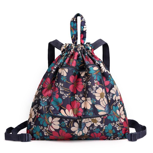 Animal Drawstring Bag Multifunctional Folded Backpack Shopping Bag Travel - Picture 10 of 23