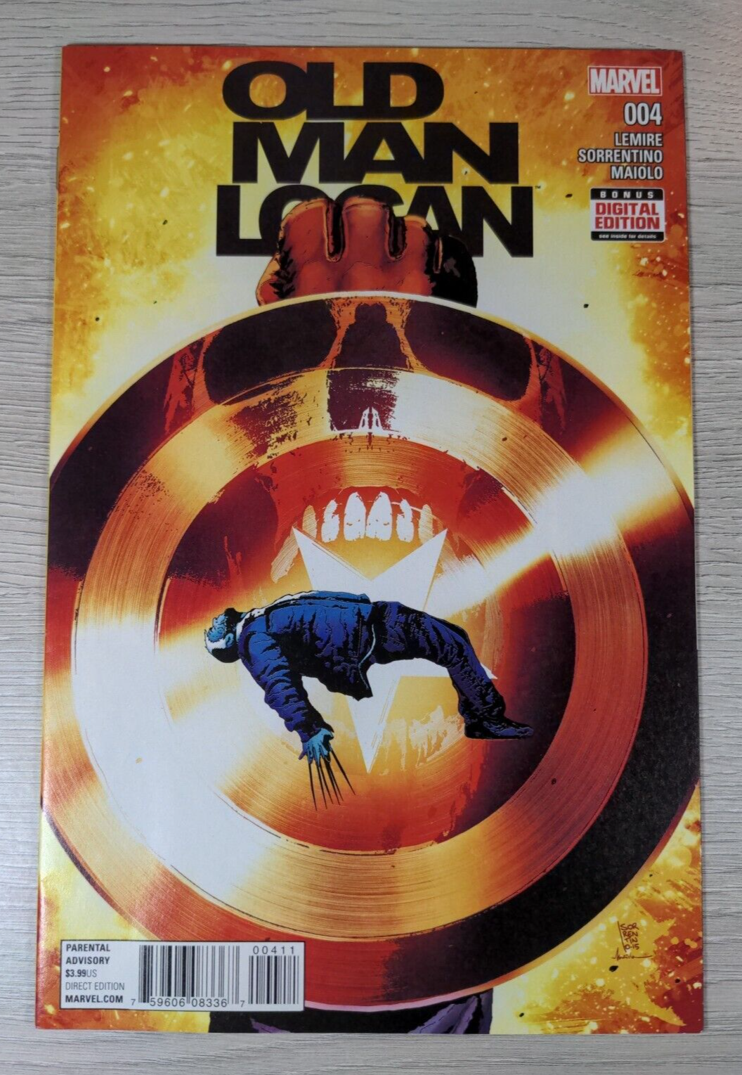 Marvel Comics Old Man Logan Issue No 4  2016 Lemire - Sorrentino - Maiolo