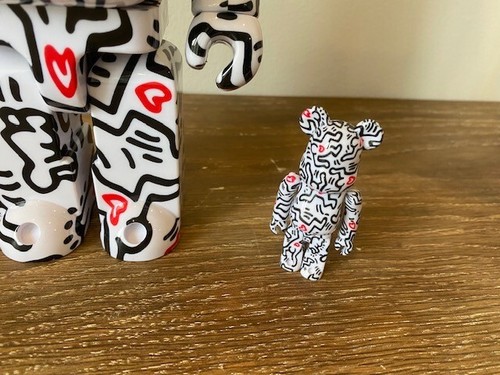 Bearbrick Keith Haring #8 version 400% + 100% MEDICOM toys - Photo 7/10