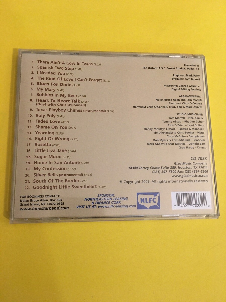 米CD Allen, Nolan Bruce Salutes the Bob Wills Era  CD7033 Glad Music Co. /00110 Nolan Bruce Allen - Nolan Bruce Allen Salutes The Bob Wills