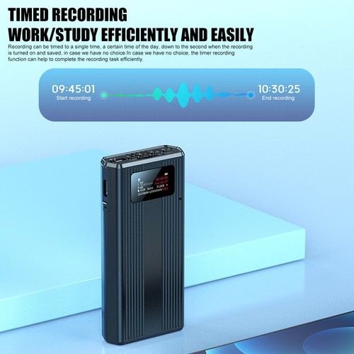 500Hrs Mini Spy Voice Activated Recorder Digital Audio Magnetic 32GB MP3 Player - Picture 10 of 12