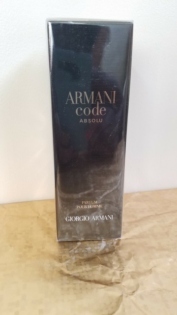 armani code absolu ebay