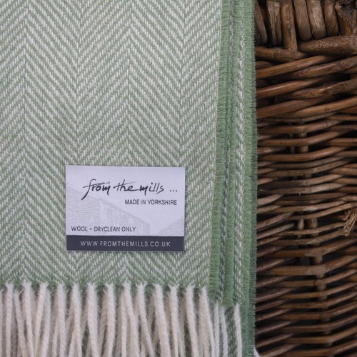 100 % Wolle British Made Tweed Stoff Decke Sofaüberwurf * Hergestellt in Yorkshire - Bild 4 von 6