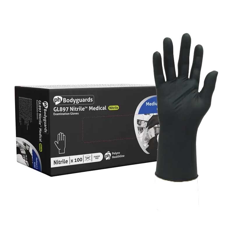 Nitrile Examination Polyco Gl897 Polyco Bodyguard Nitrile Gloves
