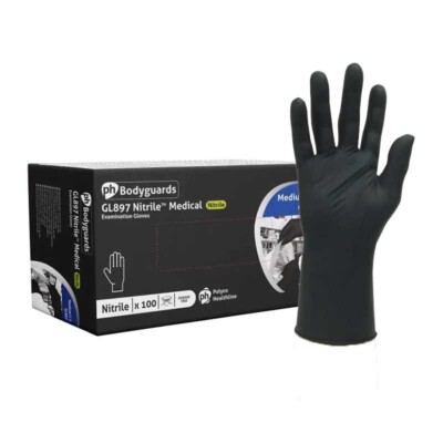 Nitrile Disposable Gloves Polyco Gl897 Polyco Bodyguard Nitrile