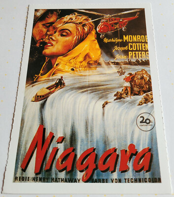 cinema-FilmPlakat-Karte >> MARILYN MONROE im Kult-Film ''NIAGARA'' #144