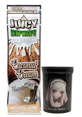 Juicy Jays Coconut Cream Enhanced Wrap 1 Count & Fresh Kettle