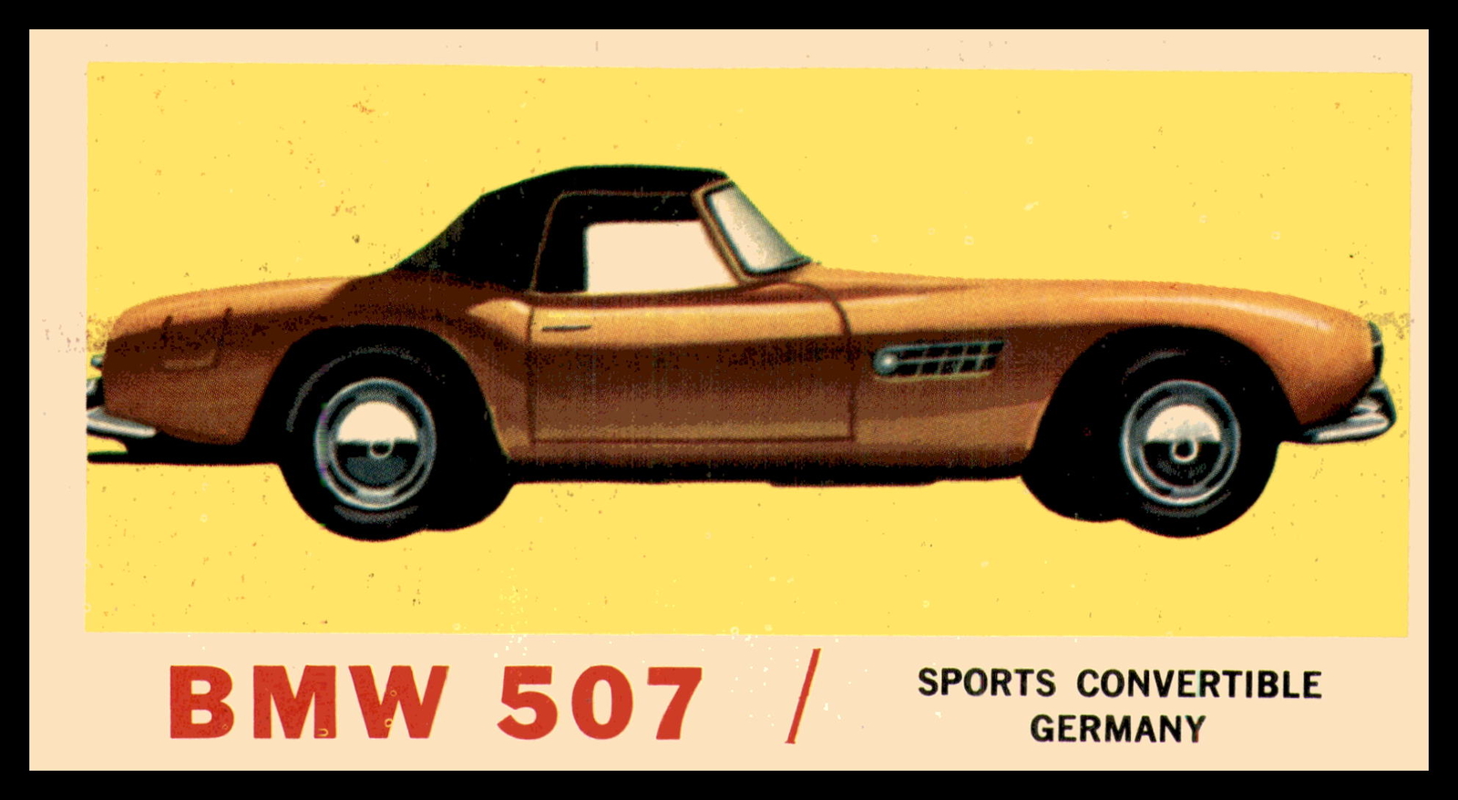 1961 TOPPS SPORTS CARS #24 BMW 507 | eBay
