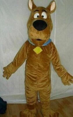 L|scooby-doo Dog Brown Mascot Costume Cosplay Adult Suit Fancy Dress Gift