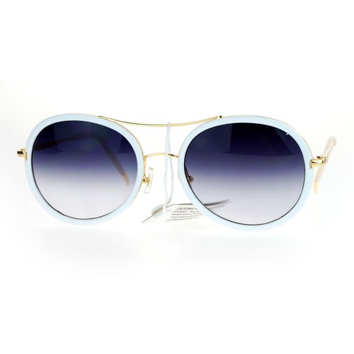 SA106 Womens Celebrity Double Rim Retro Sunglasses - Picture 3 of 26