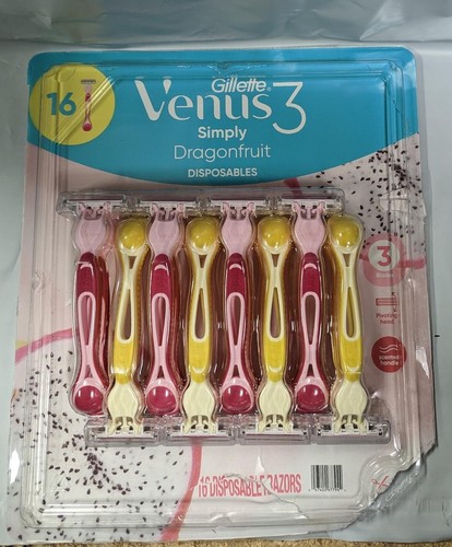 GILLETTE Razor 3 Venus Simply 3 Disposable 16- Razors New Open package ...
