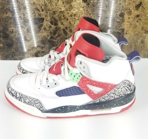nike air jordan spizike black red poison green