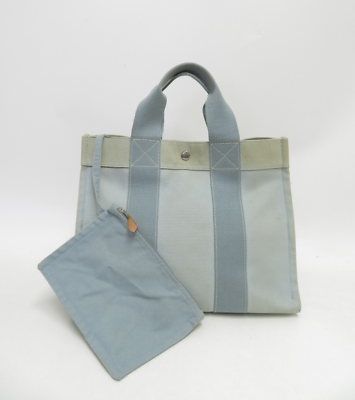 HERMES ボラボラ ラージ HERMES Toile Bora Bora GM Black 624660 | FASHIONPHILE