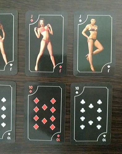 Vintage playing cards, erotica, 54 pieces of playing cards, body art, art - Picture 17 of 24