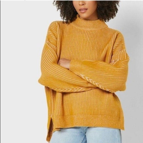 Topshop Medium 8-10 Funnel Neck Jumper 