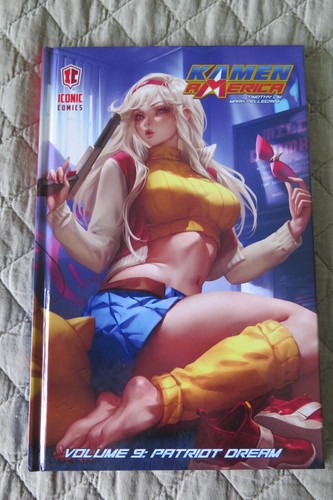 KAMEN AMERICA VOLUME 9 PATRIOT DREAM FOIL LOGO NEW ICONIC COMICS VERY RARE OOP