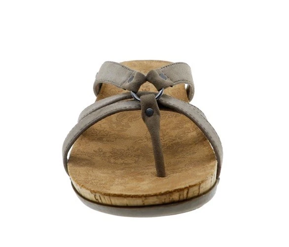 Bearpaw Fawn Slide Sandal Womens 7 Mushroom 2609w Vegan Leather New With Tags - Image 4 of 4