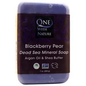 Натуральное минеральное мыло Мертвого моря с ароматом Ежевики и груши, 7 унций