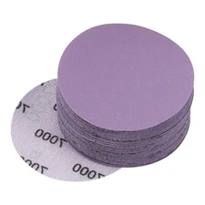 30Pcs 7000 Grits Purple Sanding Discs for WOOD METAL PAINT FINISHING Wet Dry
