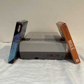 Nintendo NES Console NES-001 Bundle-MULE Cib Silent Service Cib Contra No box Re