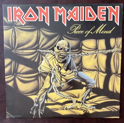 Vintage Iron Maiden - Piece of Mind Album Original Press 1983 "12 Vinyl LP VG+