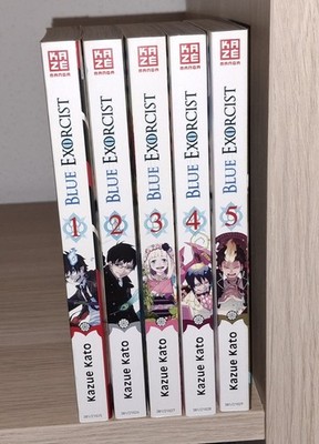 Blue Exorcist Band 1-5 Sprache Deutsch Manga Kaze Manga von Kazue Kato