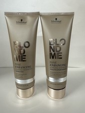 2 Pack -- Schwarzkopf Prof BlondMe Tone Enhancing Shampoo Cool Blondes 8.4 fl oz