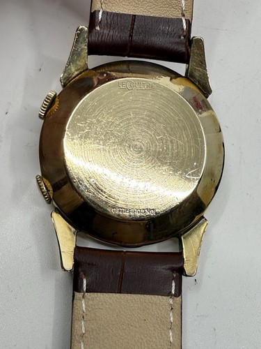 Sveglia da polso Jaeger Lecoultre Memovox con ottimo quadrante smoking panda funzionante bene - Foto 7 di 12