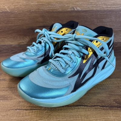 #ad Puma Sneakers Men#x27;s Size 8 MB.02 Honeycomb Yellow Elektro Aqua Lamelo 377590 01 $25.00