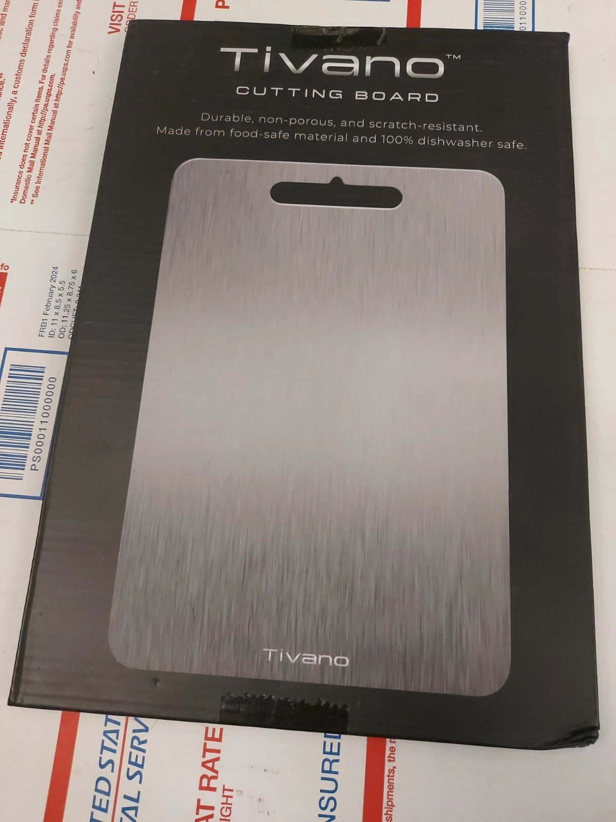 Tivano Cutting Board Durable Non-porous Scratch Resistant Stainless Steel
Opens in a new window or t