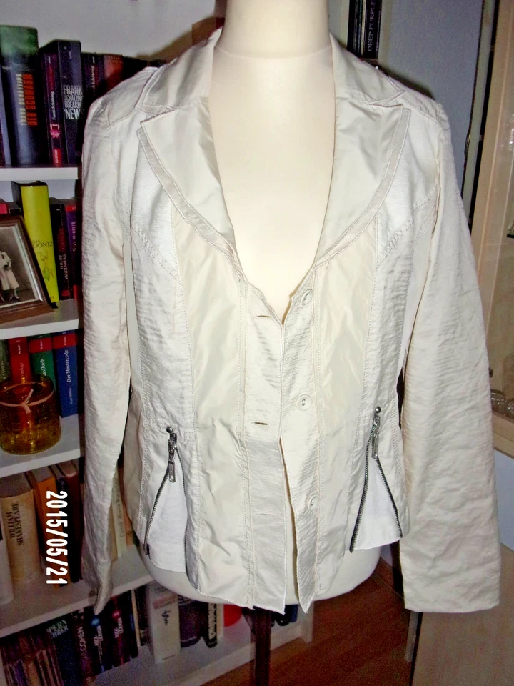 beige Jacke von BIBA in Größe 44 - Bild 2 von 4
