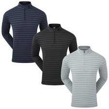 FootJoy Herren Stripe Chill-Out Half Zip Swea...