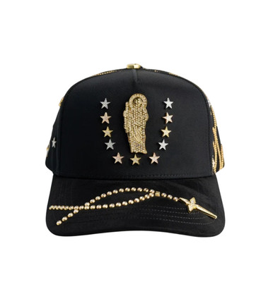 BIGG BOSS BLACK  SNAPBACK HAT BBJUDAS26 BKGLD