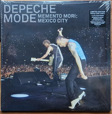 Depeche Mode | Memento Mori MEXICO CITY NEON PINK 4-LP + M PROMO Movie Flyers