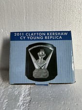 La Dodgers Clayton Kershaw 2011 CY Young Award Trophy replica  SGA NIB