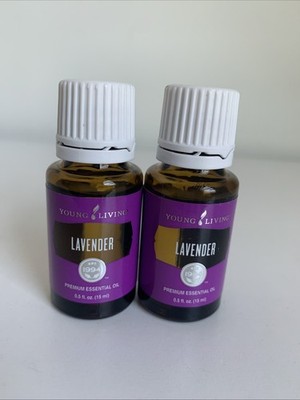Young Living Lavender Premium Essential Oil Blend, 15ml Lot Of 2